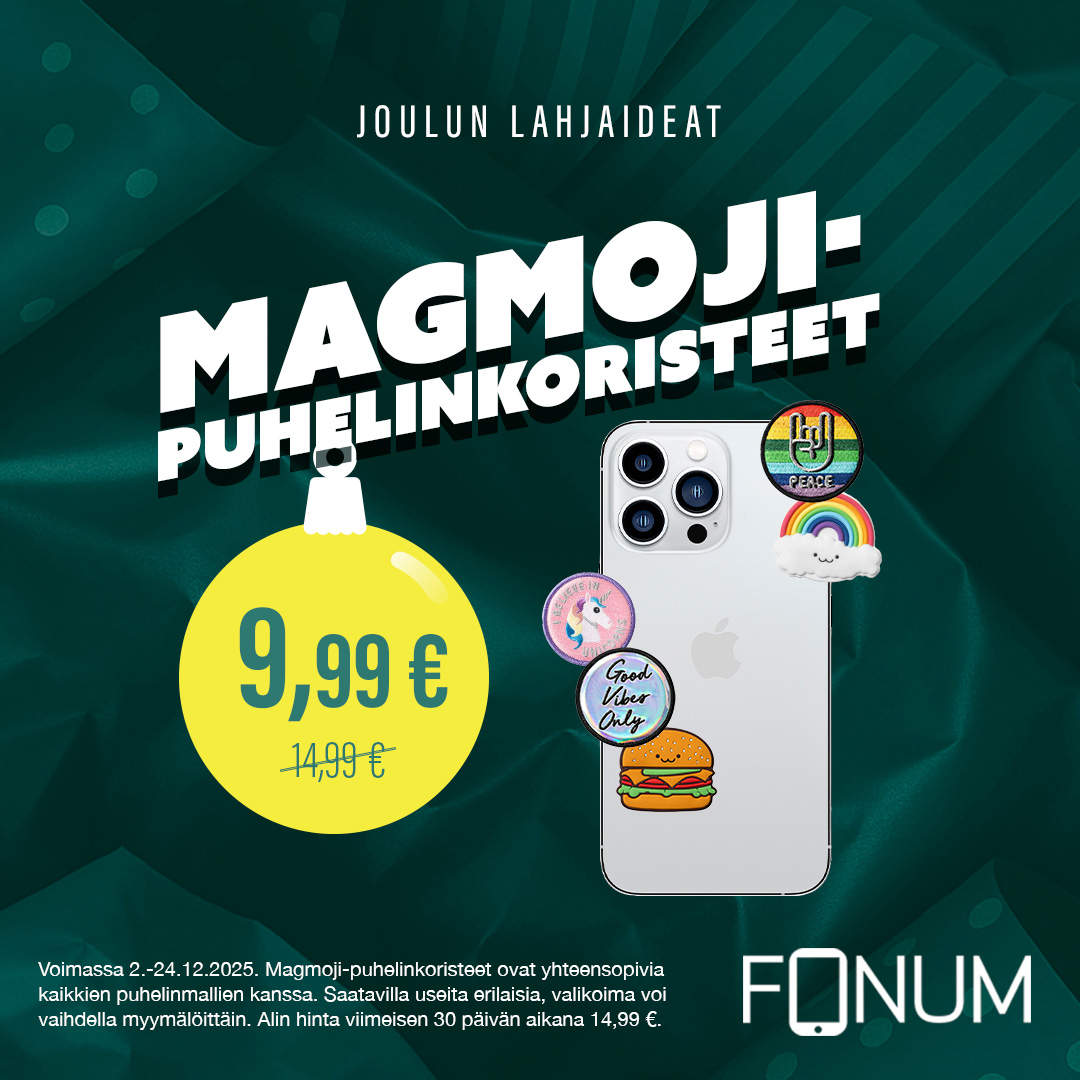 Joulun lahjaideat: Magmoji-puhelinkoristeet 9,99 €