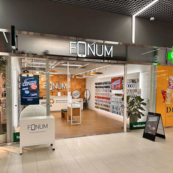 Fonum-myymälä Kouvola Veturi