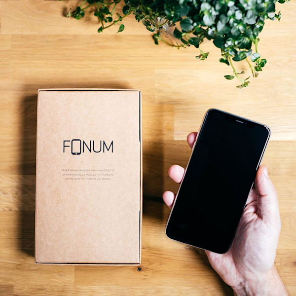 Fonum käytetyn puhelimen pakkaus