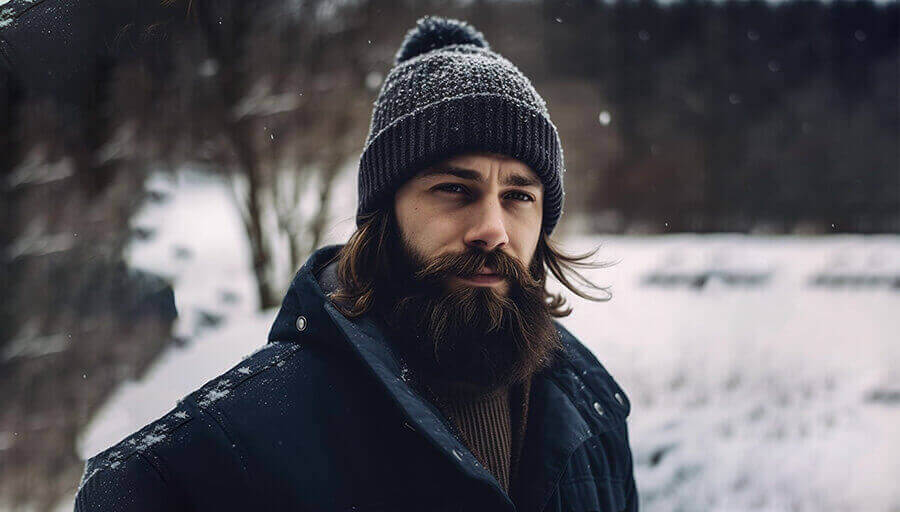 Winter beard 