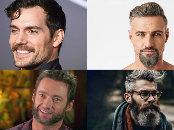 different beards