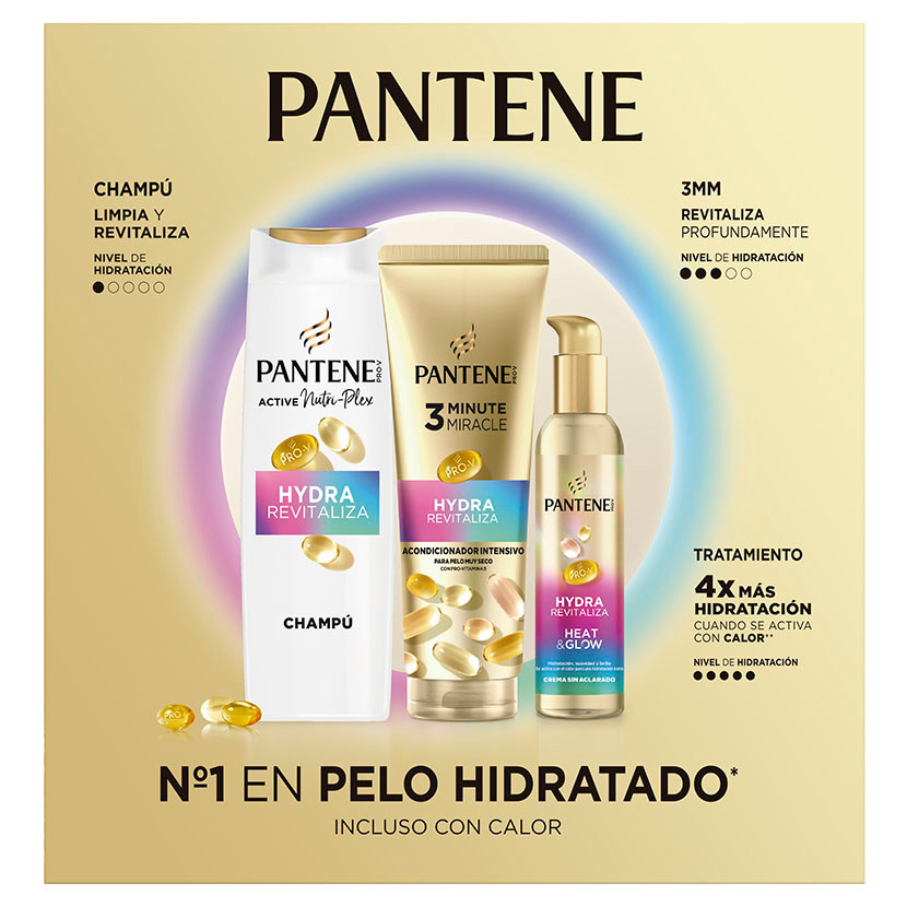 Pantene Hydra Colección 3 productos