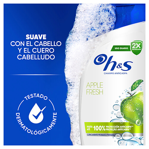 Nuevas fórmula de h&s Apple Fresh