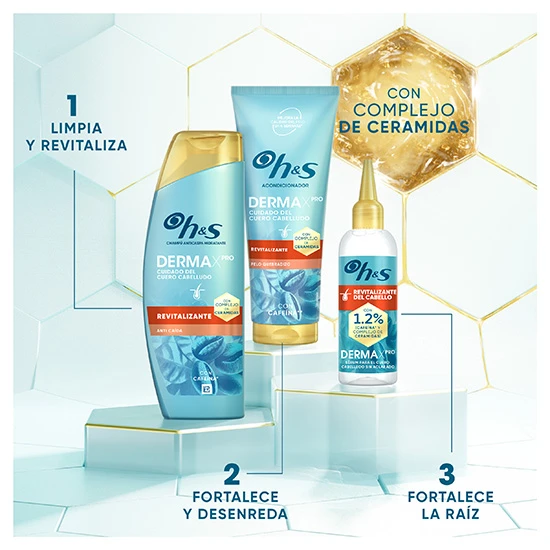 Gama h&s revitaliza para cabellos finos