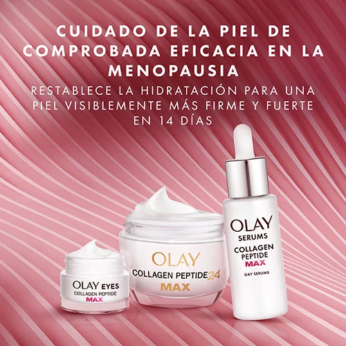 Nueva gama de Olay Collagen Peptide Max – sérum, controno de ojos y crema.