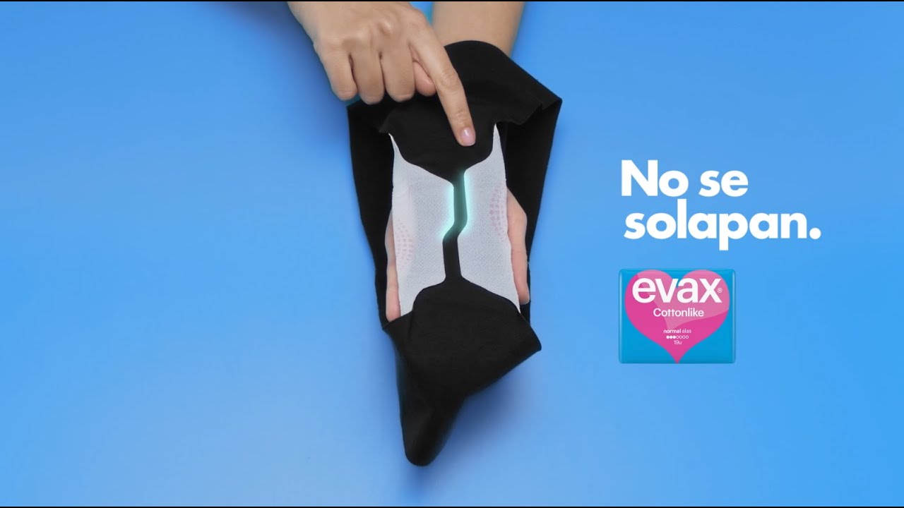 Muévete libre con Evax Cottonlike