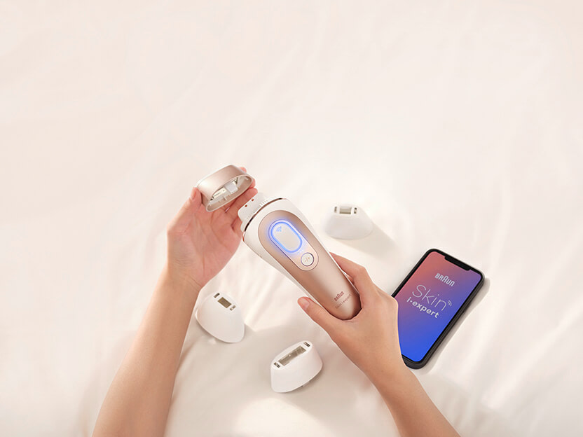 Braun Skin i-expert en mano