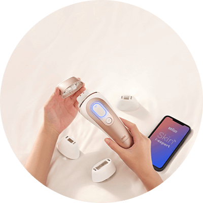 Braun Skin i-expert en mano