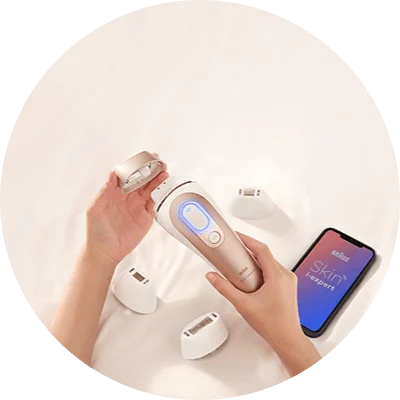 Braun Skin i-expert en mano