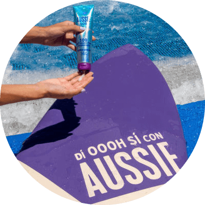 Aussie Súper Sérum 100 horas en la piscina