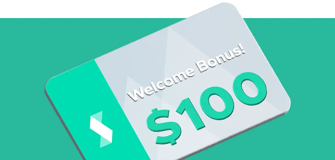 welcome bonus card