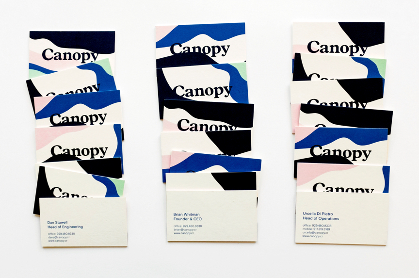 Canopy business cards