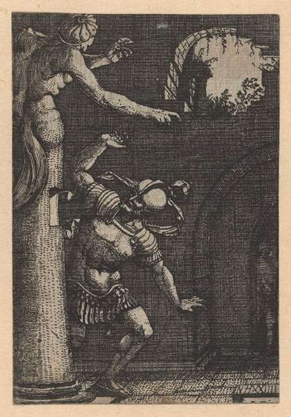 'Oedipus en de sfinx', Rijksmuseum, public domain