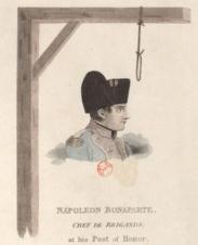 'Napoleon Bonaparte. Chef de Brigands at his Post of Honor', French National Library
