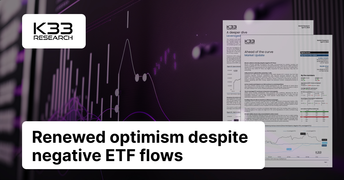 Renewed Optimism Despite Negative Etf Flows