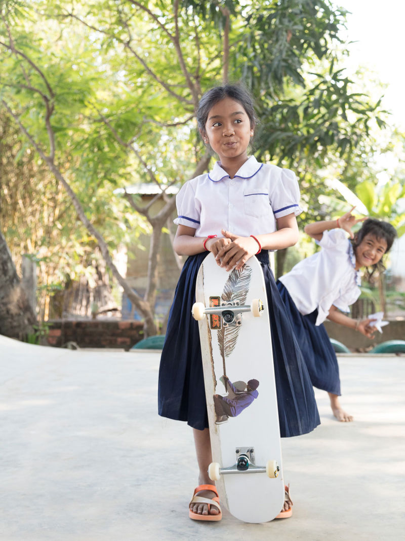 Cambodia Skateistan Girl