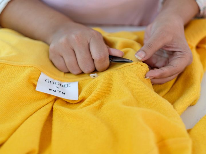 Goodee Hoodie in production 2