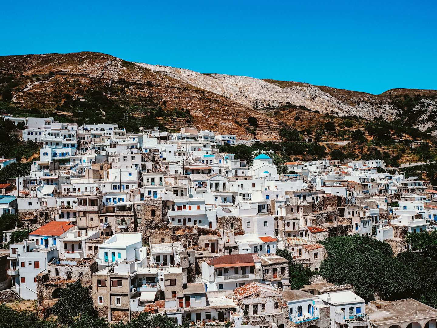 View over Naxos, Greece
