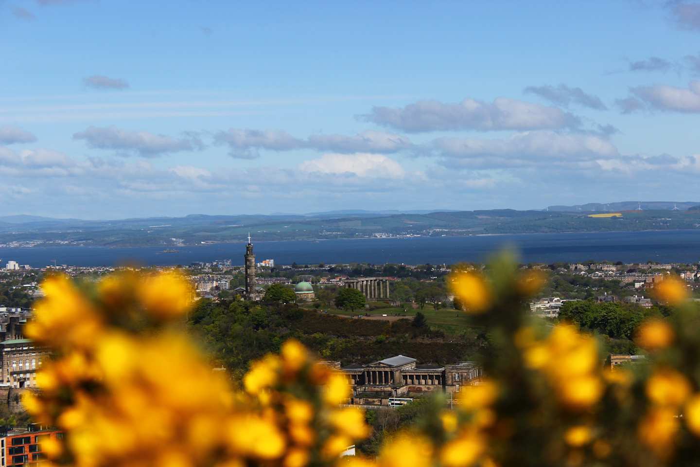 View over Edinburgh from Arthur's Seat