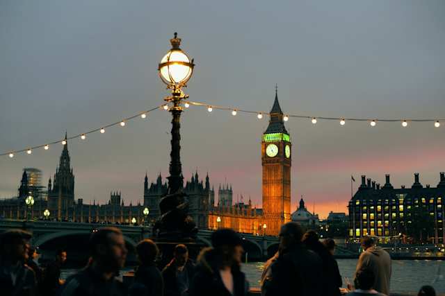 View of Big Ben and the Thames