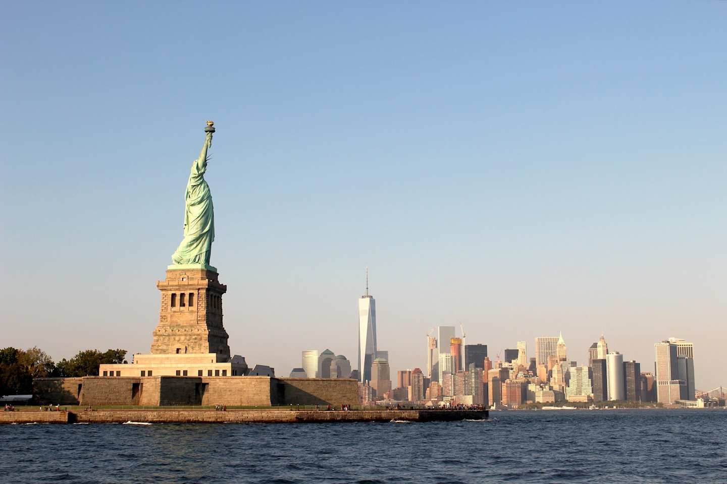 Statue of Liberty in New York Harbour