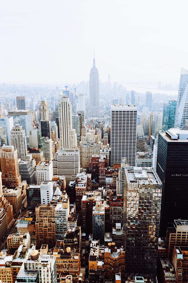 Manhattan, New York from above