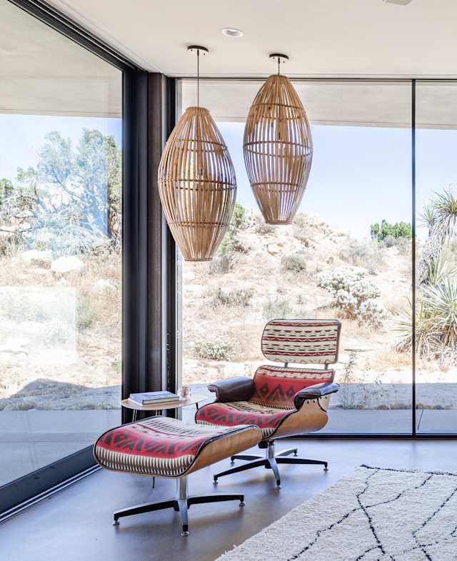 'Plum' - an Eames lounger chair