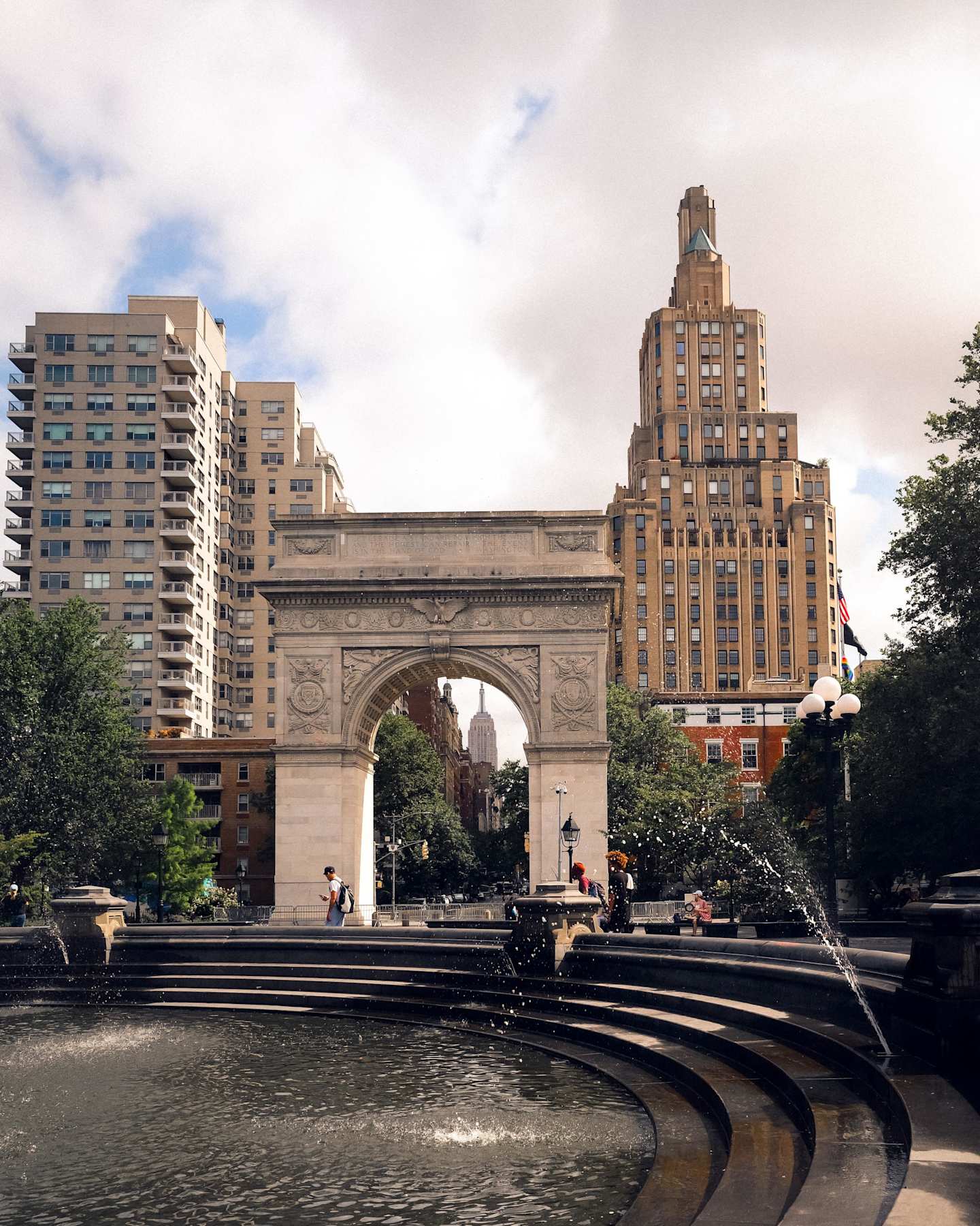 Fountain in Washington Square Park