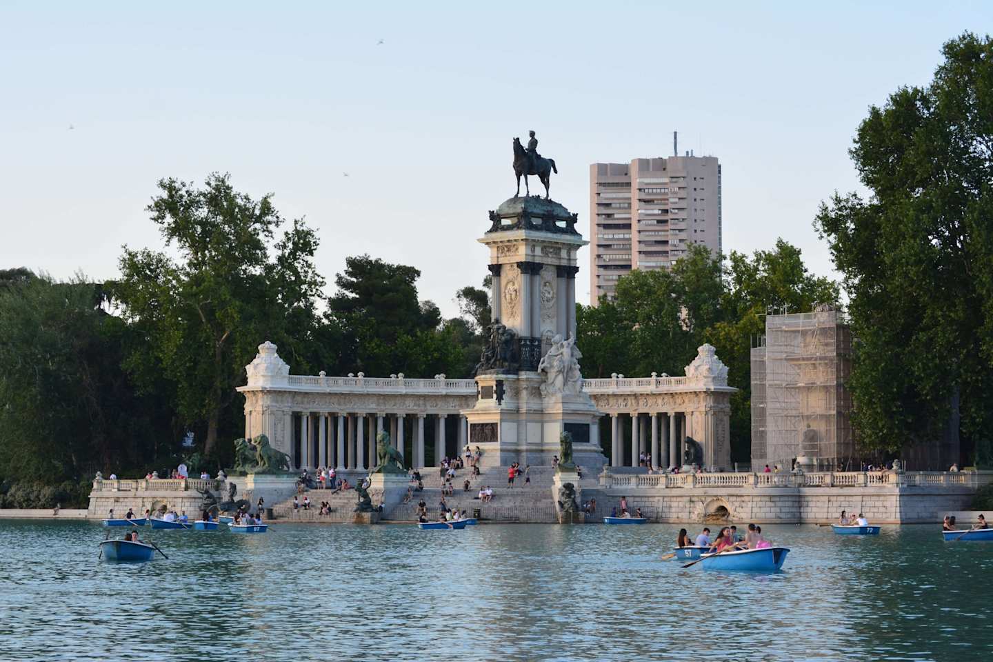 Lake in Retiro Park
