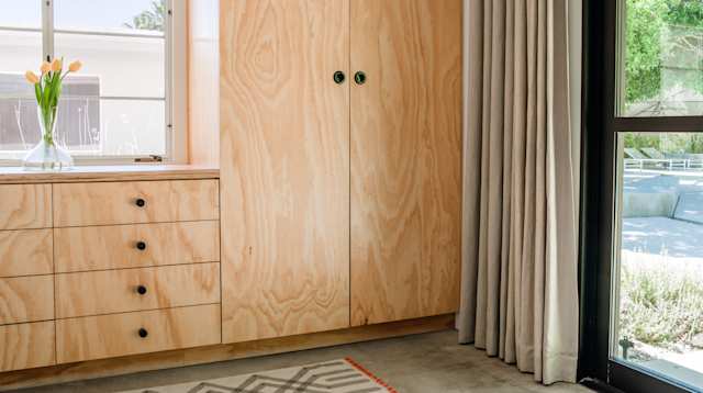 'Plum' - Mid-century modern wardrobe