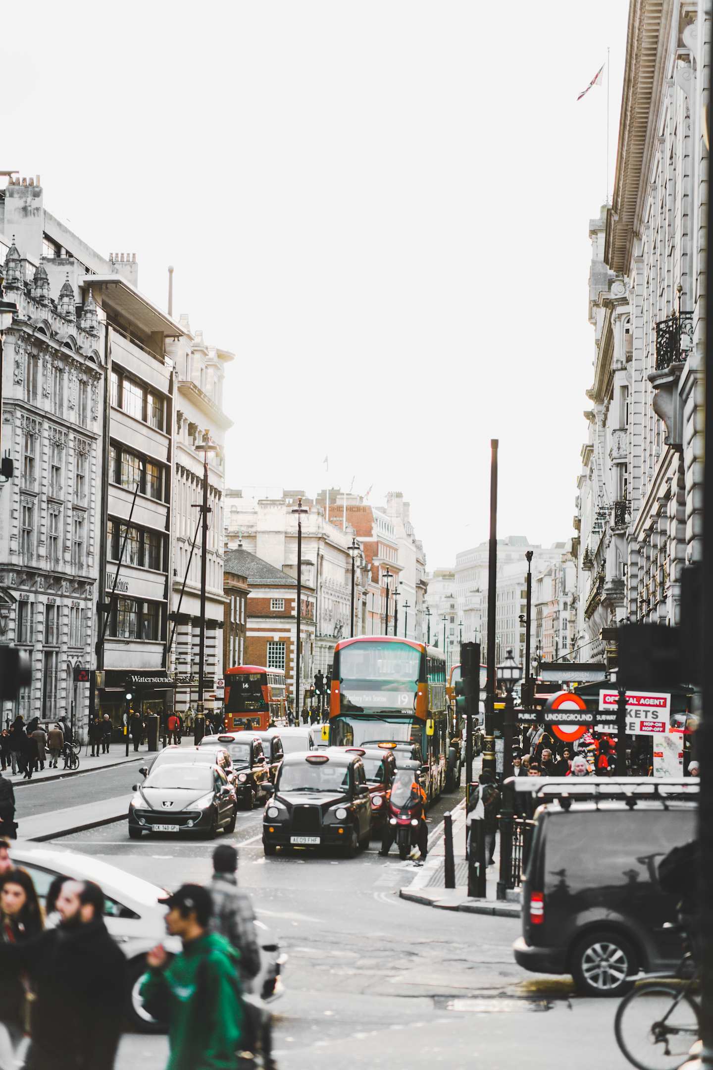People on the streets of Leicester Square, London