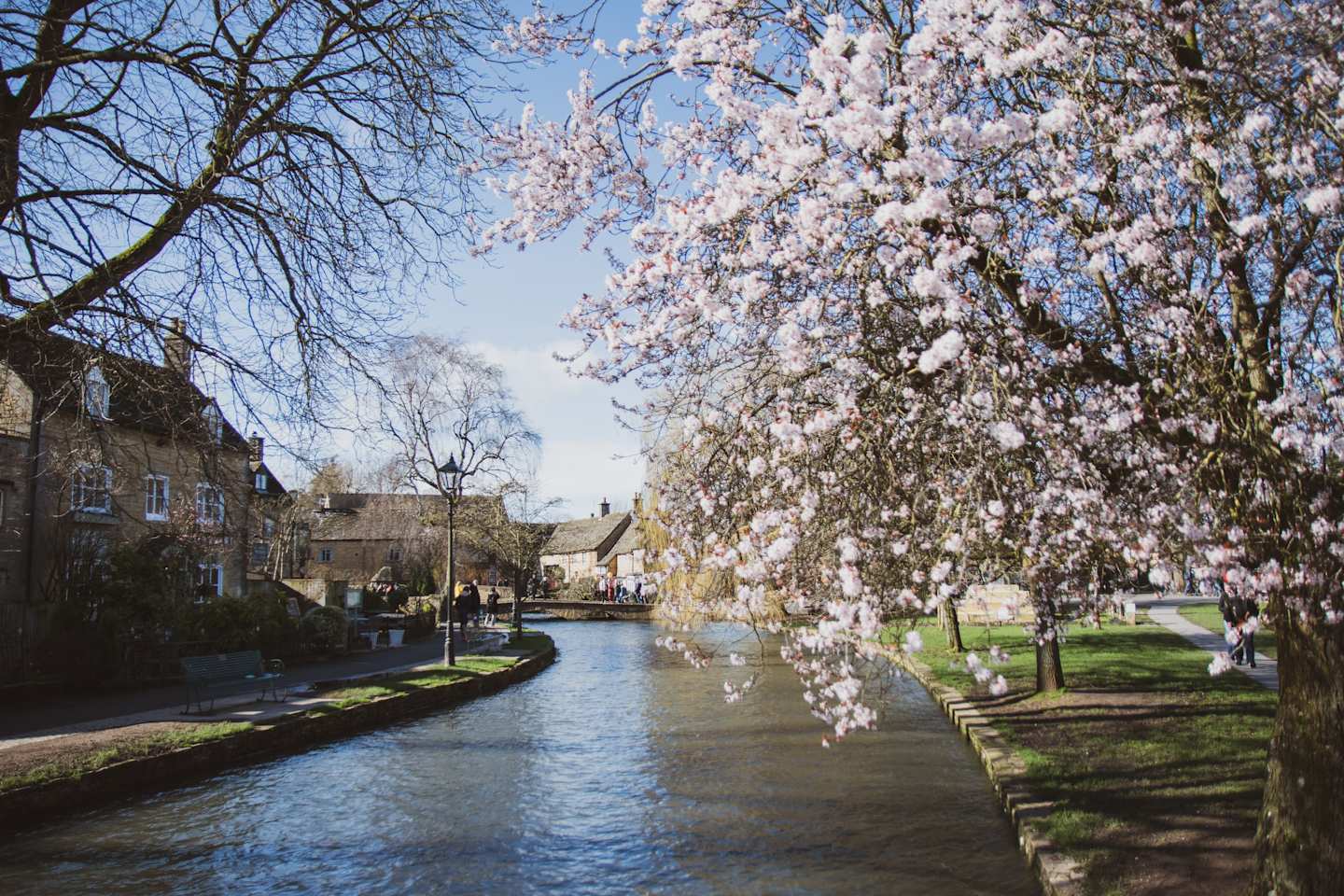 Bourton-on-the-Water in the Cotswolds, UK
