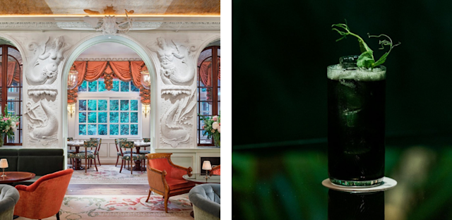 enjoy a typical british afternoon tea at the goring or make it exotic at the momo, a marrocan restaurant