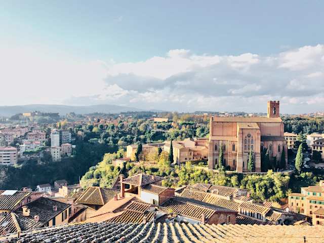View of Siena, Italy