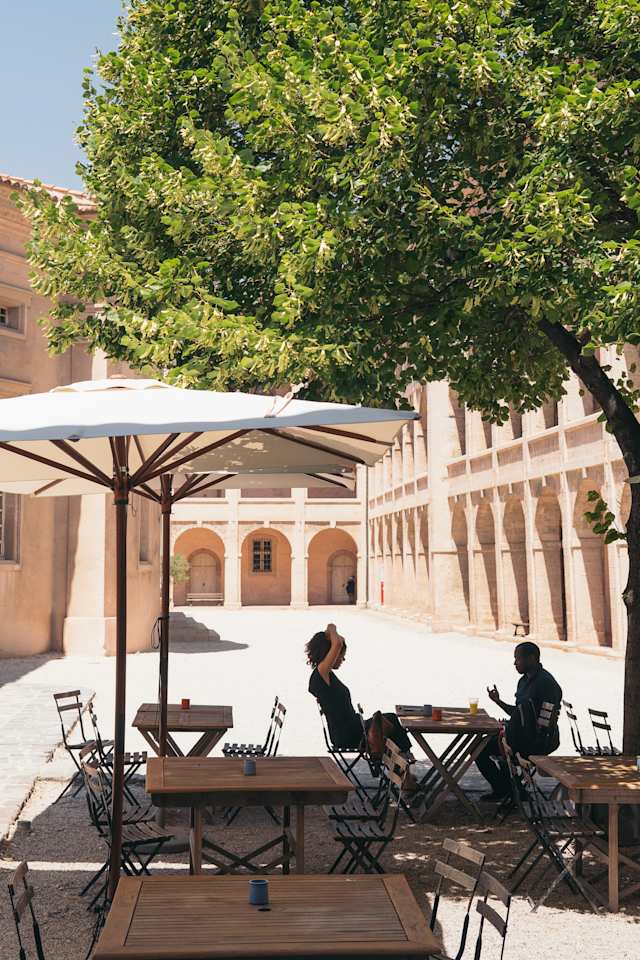 A quiet street in Marseille, France