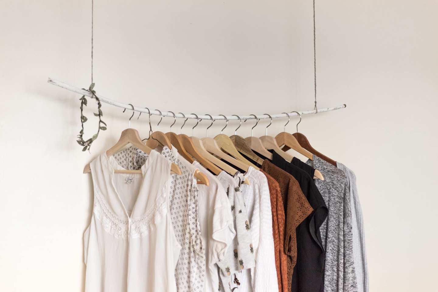 Clothes on a hanger
