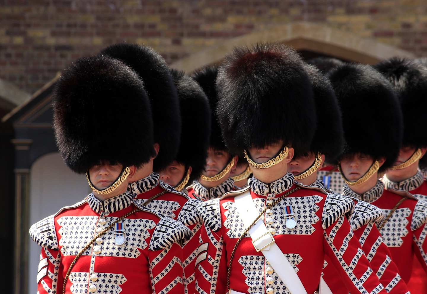 Guards at Buckingham Palace, London