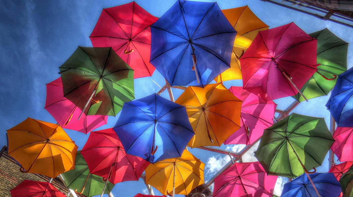 Rain in London is certainly not unusual