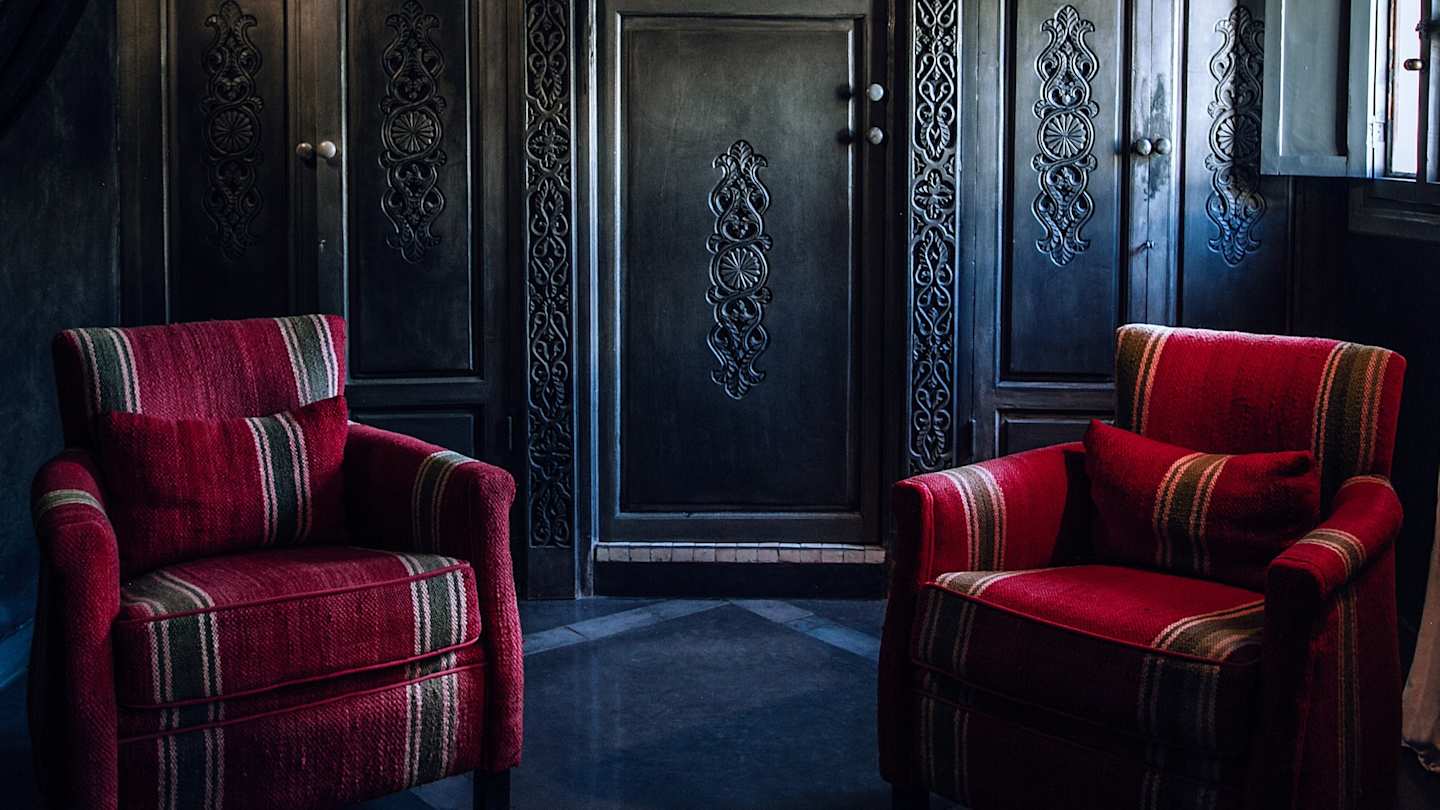 Chairs in an old manor house