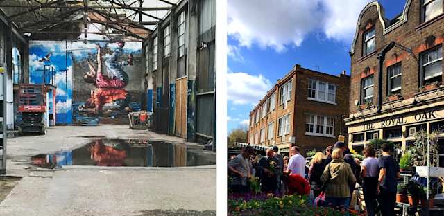 Paradoxically upmarket and street at the same time, spend your time in Shoreditch if you like doing your shopping while admiring some of Bansky's graffiti.