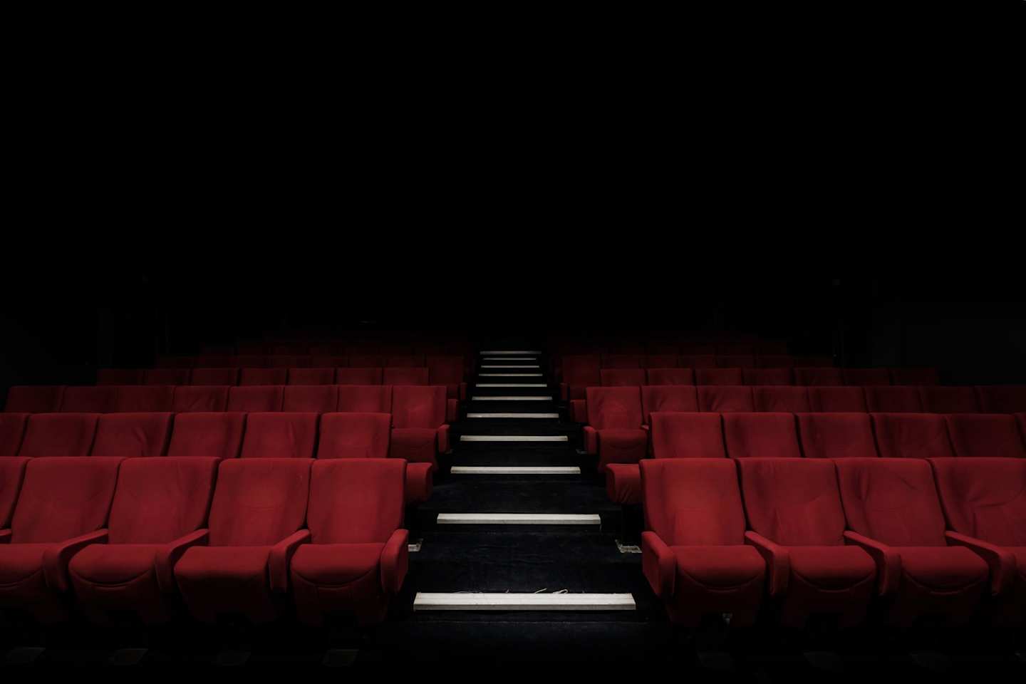 Red theatre seats