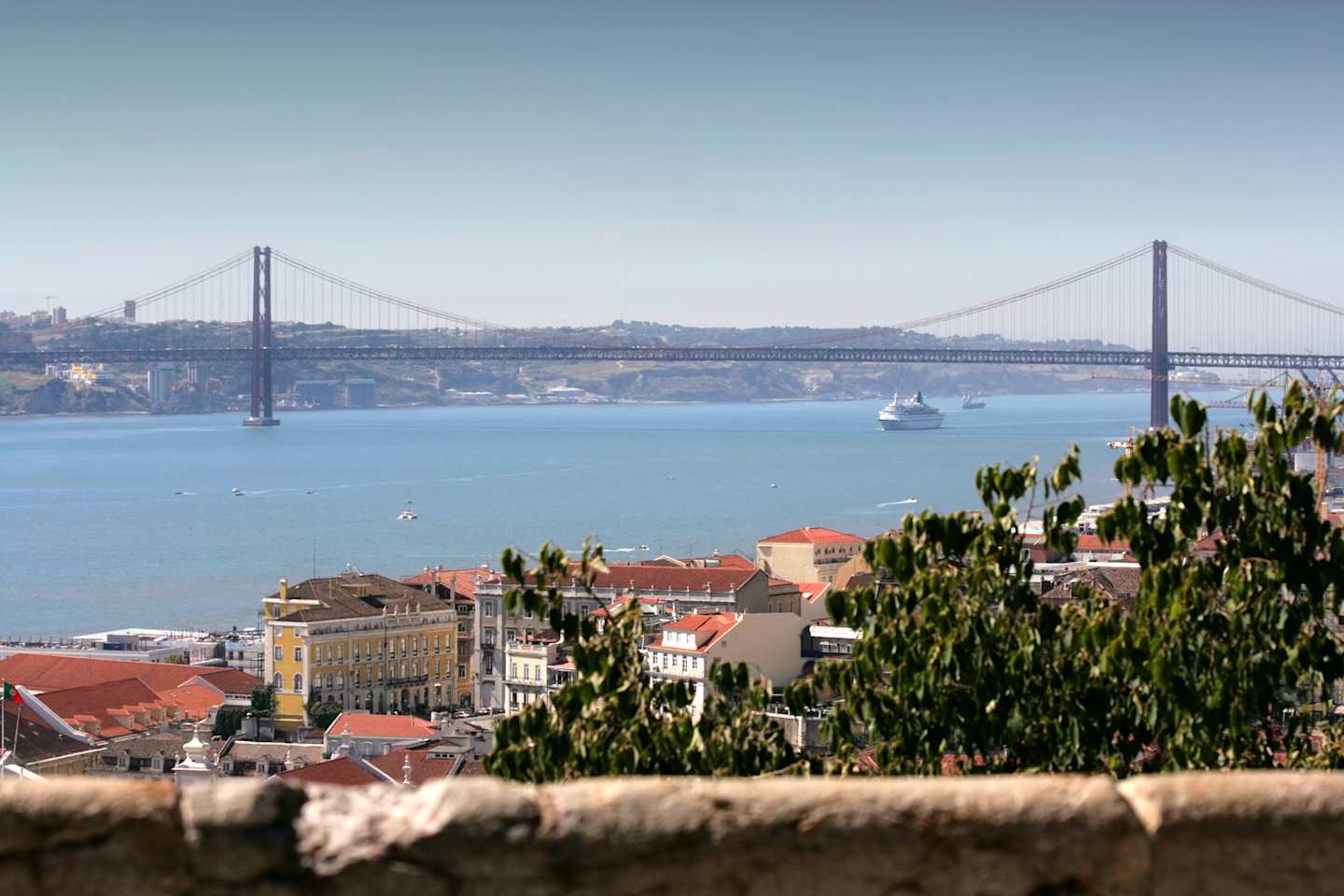 Colourful buildings in Lisbon