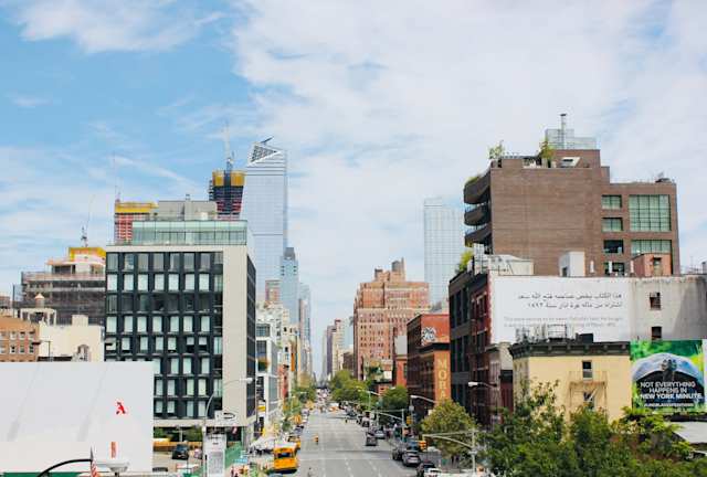 View over Chelsea from the Highline, New York City