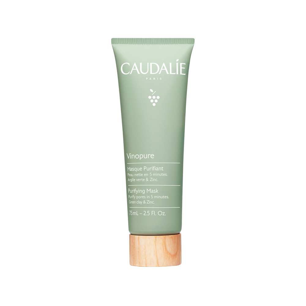 Caudalie Vinopure Maschera Purificante 75 Ml Con Argilla Verde E Zinco