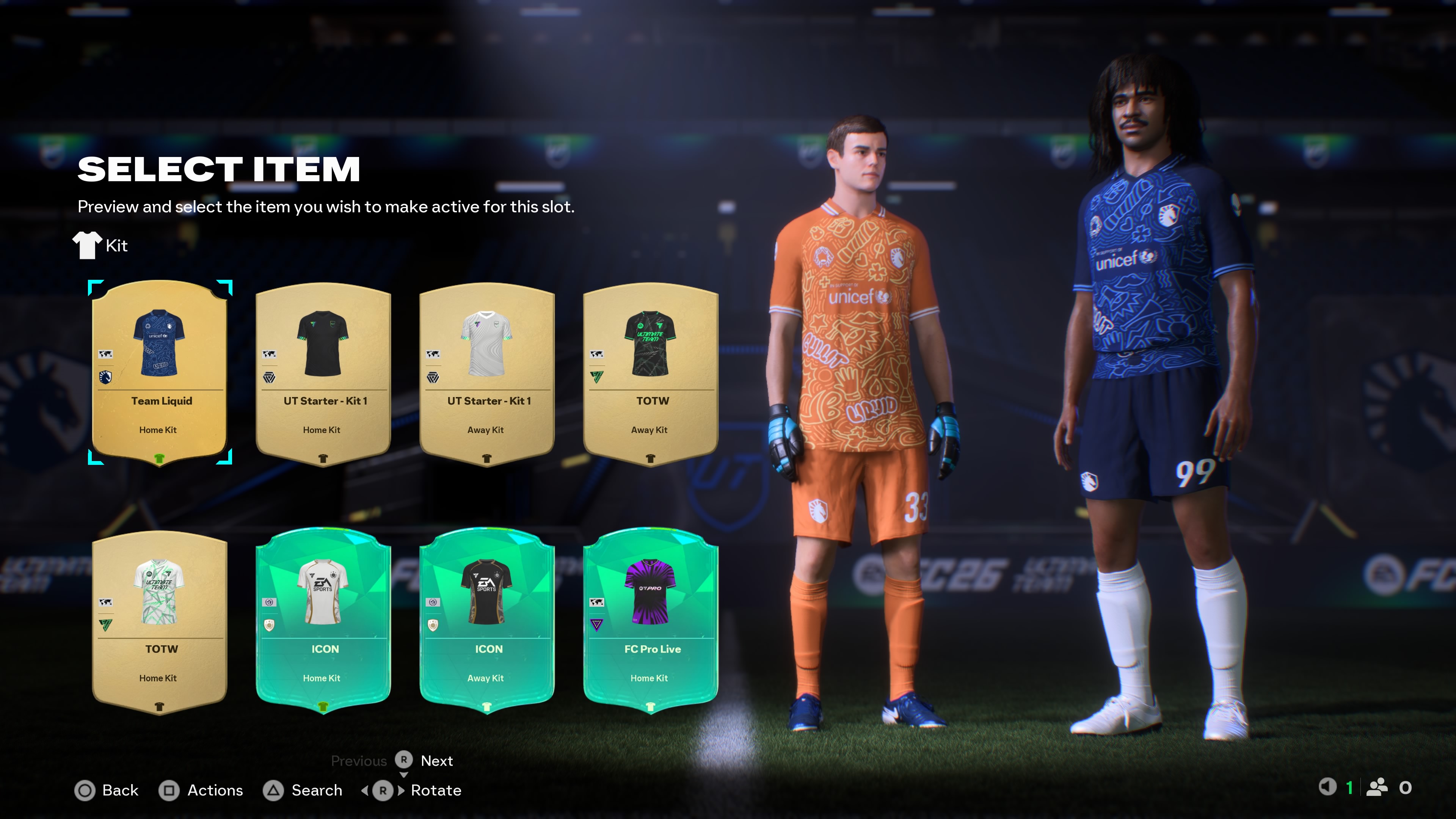 Team Liquid Home Kit EA FC 26