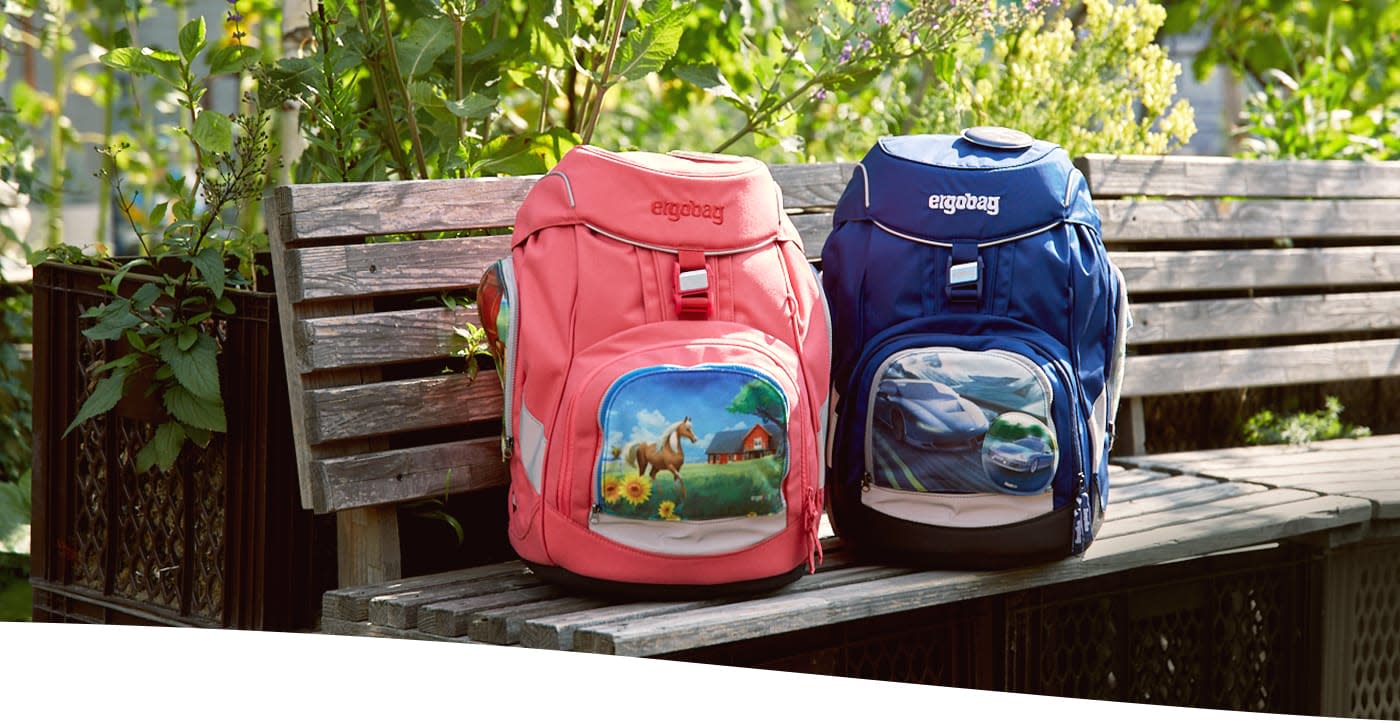 ergobag individualisierung zwei individuelle rucksaecke