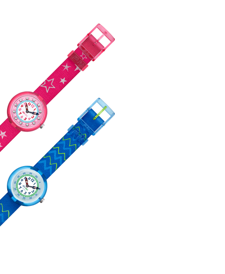 ergobag-Kinderuhr-blau-pink-flikflak-xl