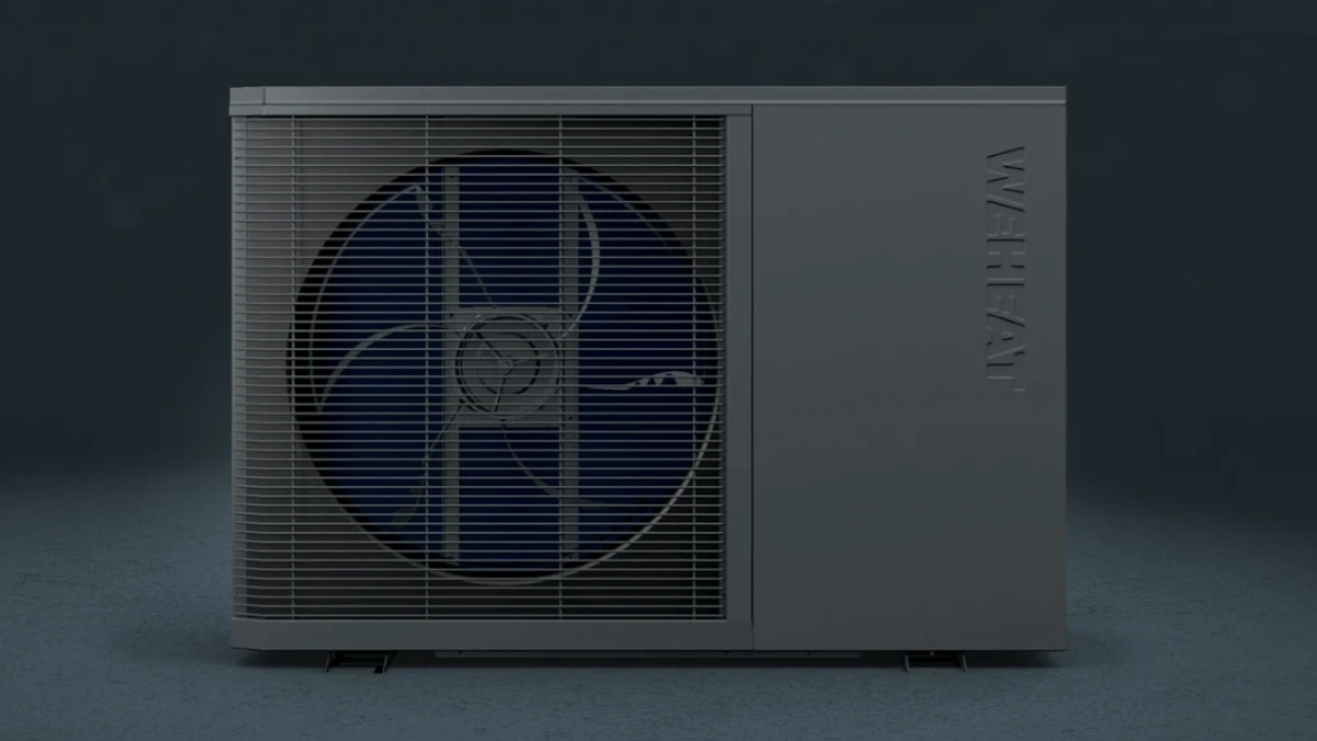 WeHeat Flint All electric monoblock buitenunit vooraanzicht