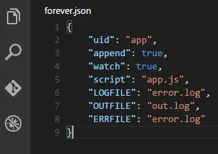 Forever Configuration Forever Configuration