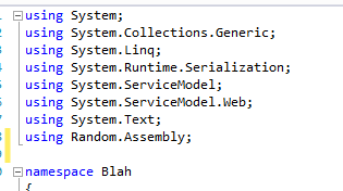 C# namespace declaration C# namespace declaration